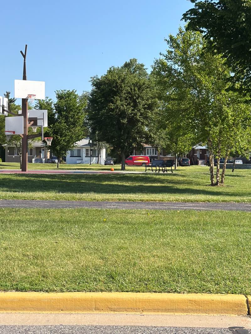 walking near me in Doctor Martin Luther King Park in summer