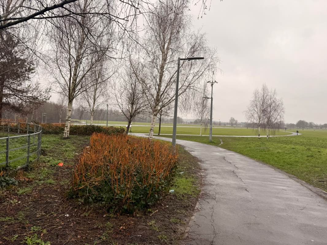 walking near me in Hengrove Park in winter