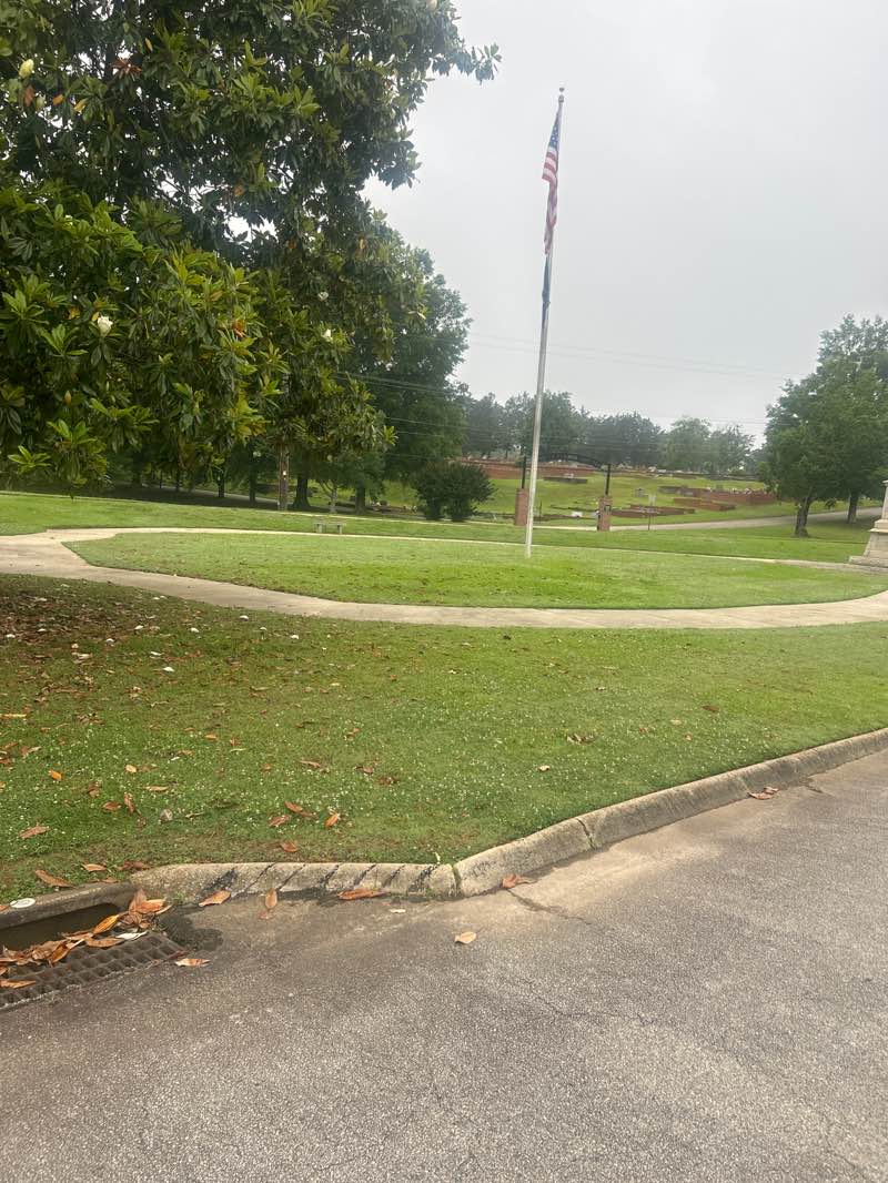 walking near me in Veterans Memorial Park "The Flame" in spring