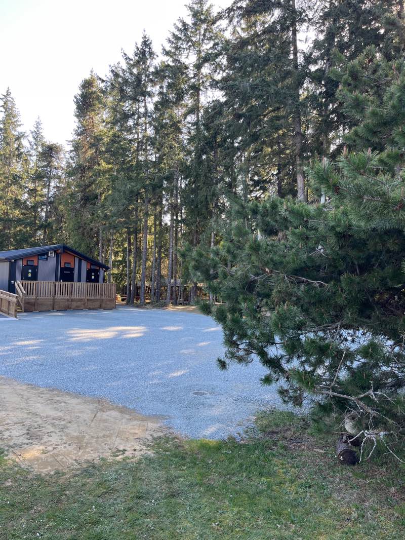 walking near me in Errington Community Park in spring