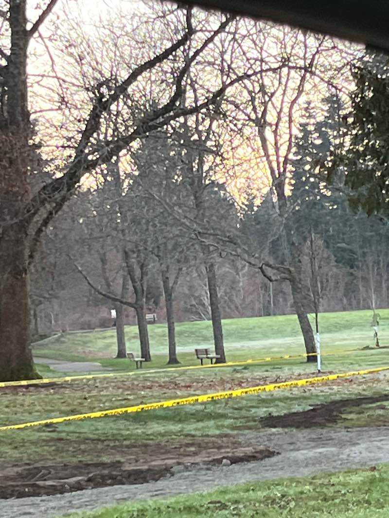 walking near me in Blair Park in winter