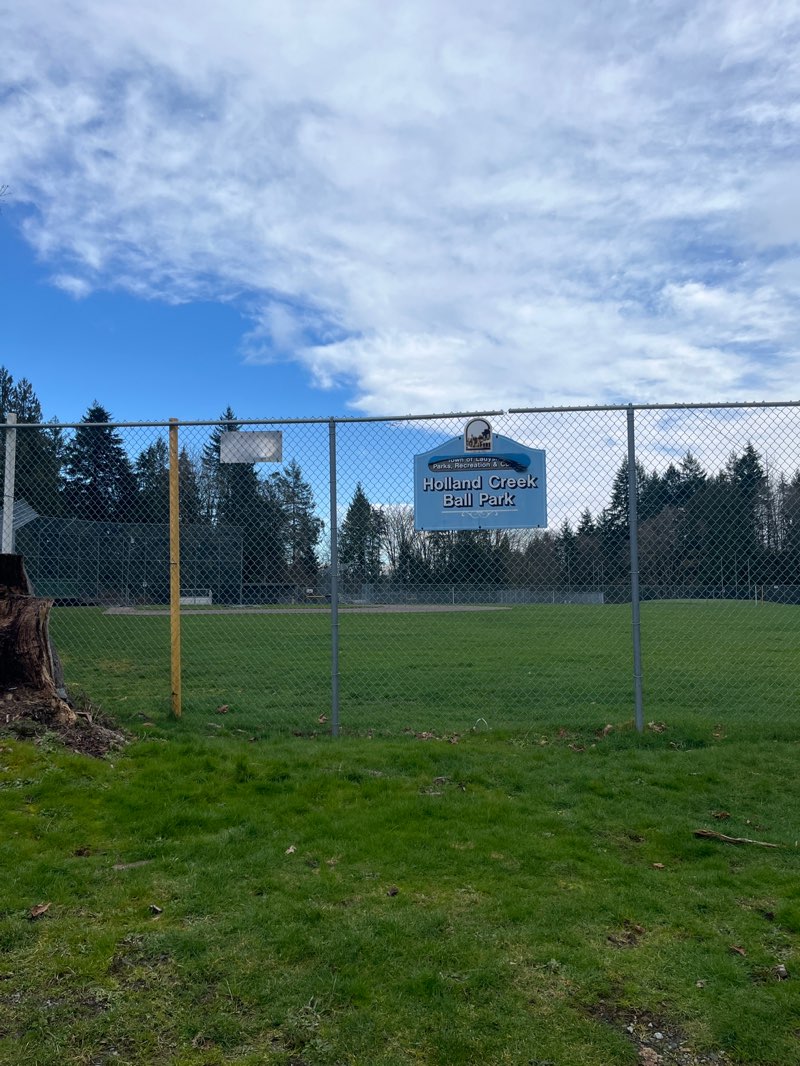 walking near me in Holland Creek Park in winter