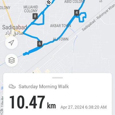 7k daily steps. Wasim Balouch post image