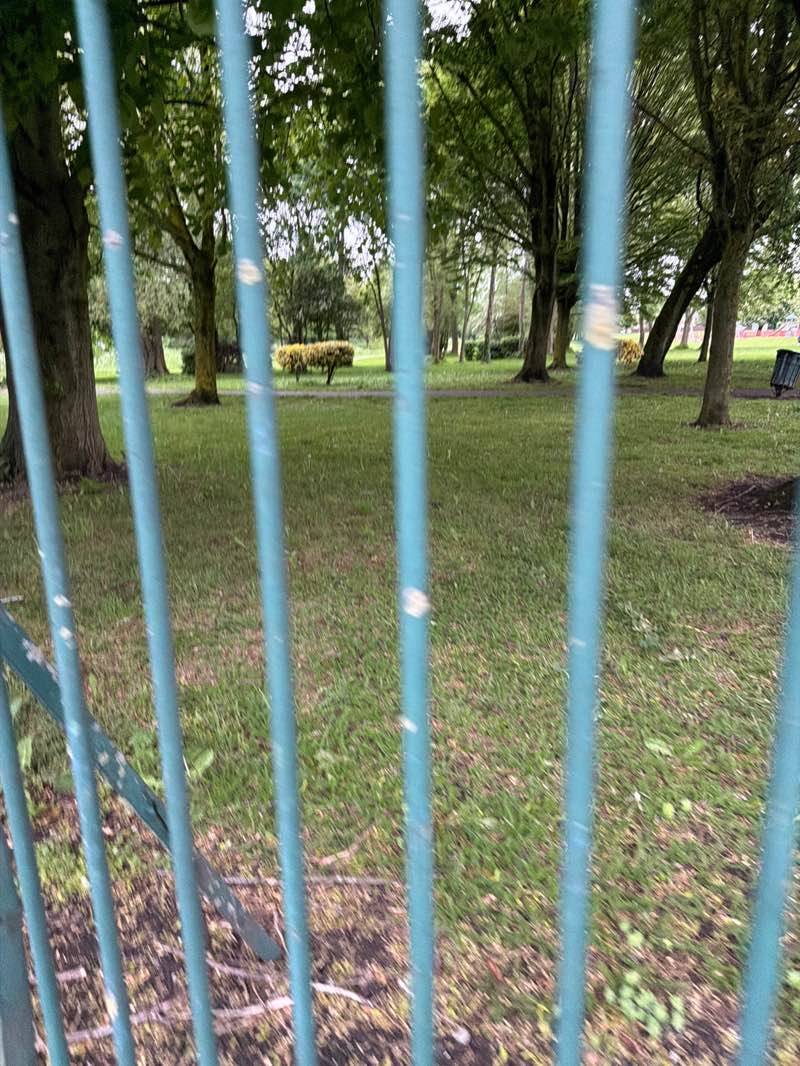 walking near me in Bruche Park in spring