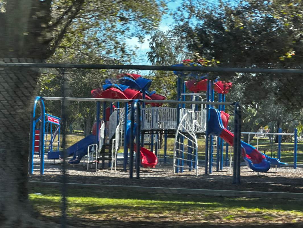 walking near me in Fasulo Park in winter