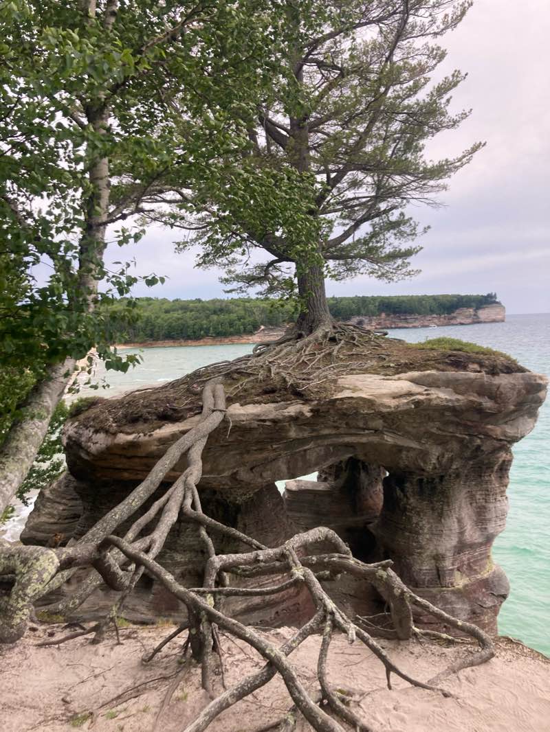 walking near me in Pictured Rocks National Lakeshore (Inner Buffer Zone) in winter