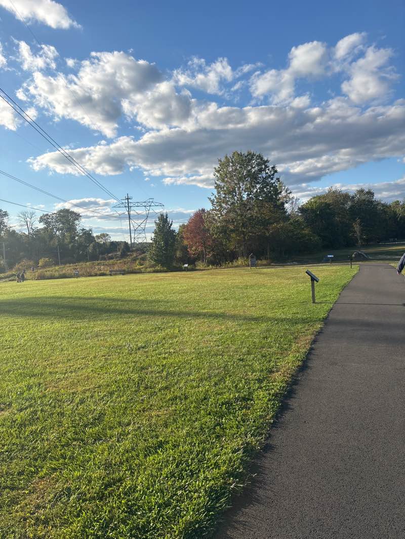 walking near me in Concord Township Park in autumn