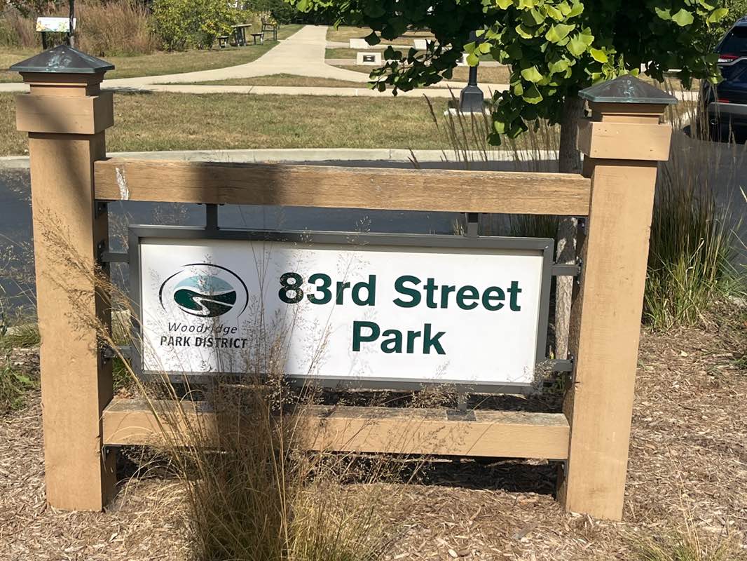 walking near me in Eighty-Third Street Park in autumn