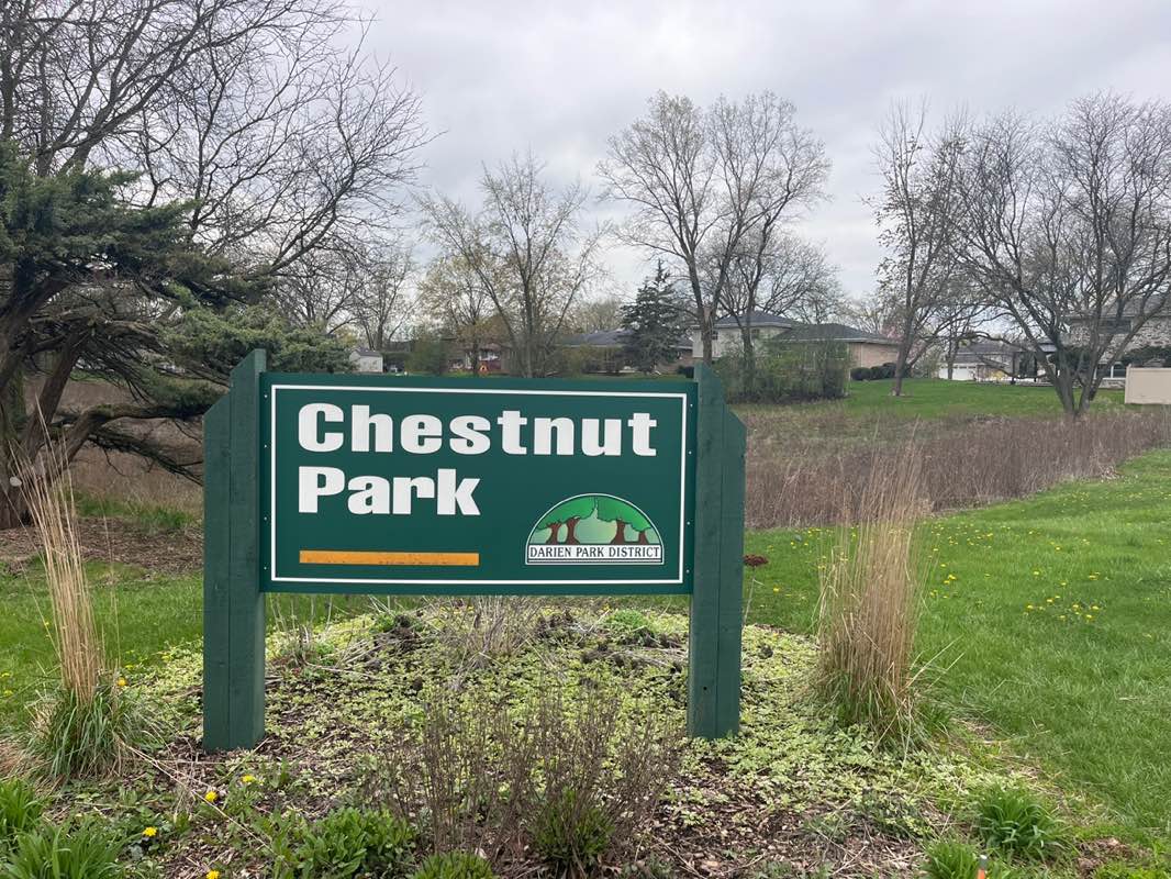 walking near me in Chestnut Park in spring