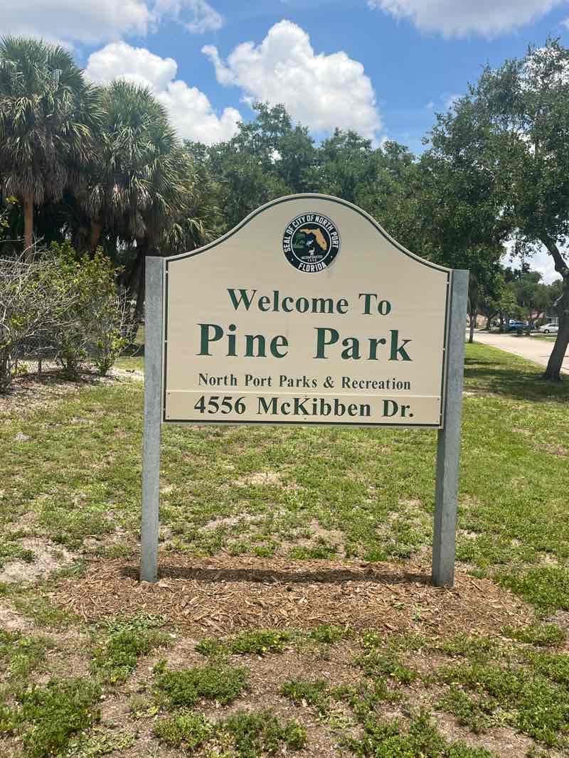 walking near me in Pine Park in summer
