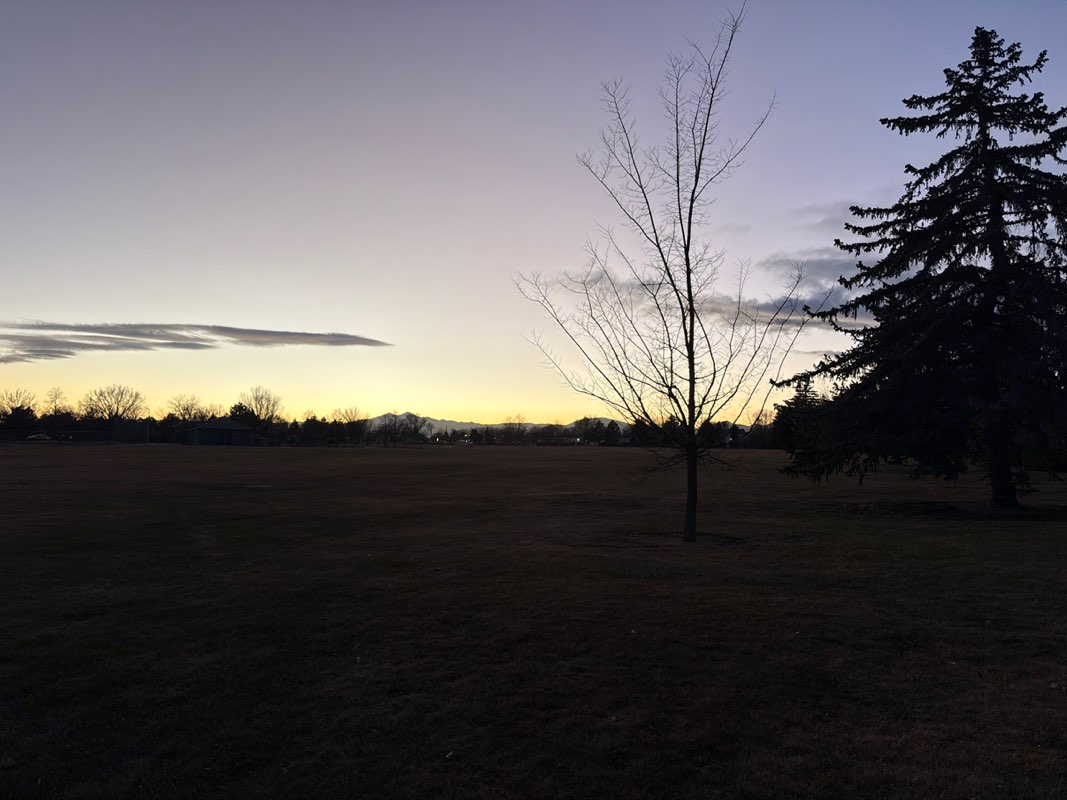walking near me in Kroh Park in winter
