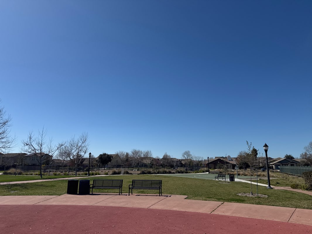 walking near me in Slaven Park in winter