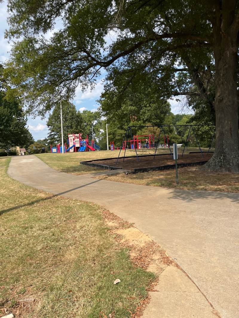 walking near me in Okeena Park in autumn