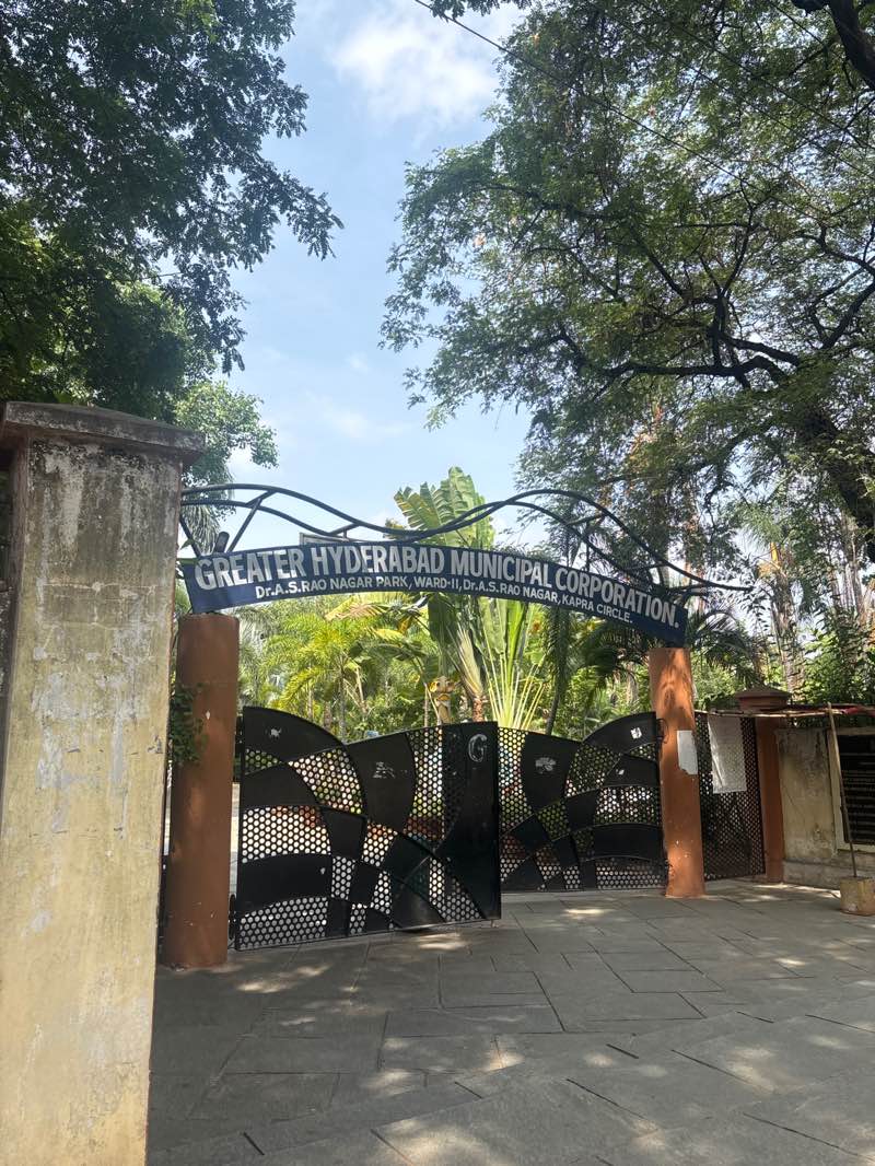 walking near me in Dr. A.S. Rao Nagar Colony Park in spring