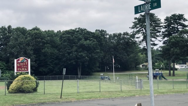 walking near me in Whitacres Park in summer