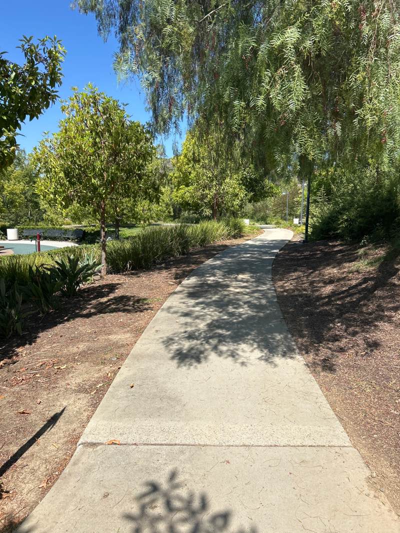 walking near me in Wildcatters Park in summer