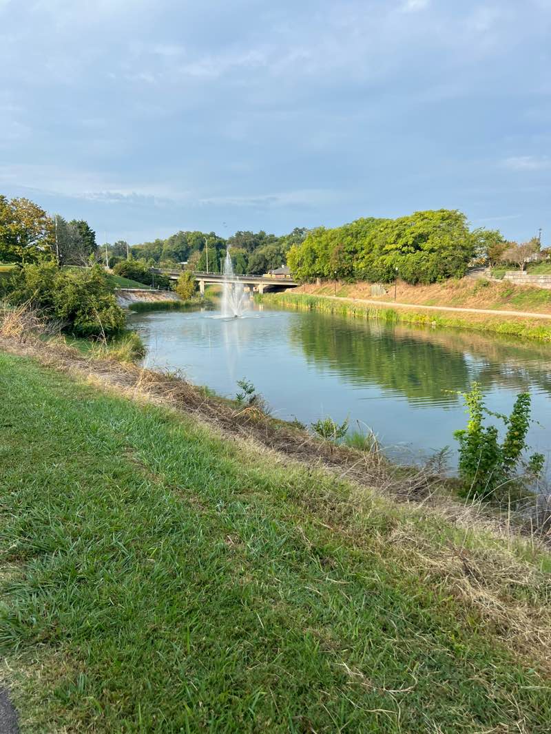 walking near me in Bicentennial Greenbelt Park in autumn