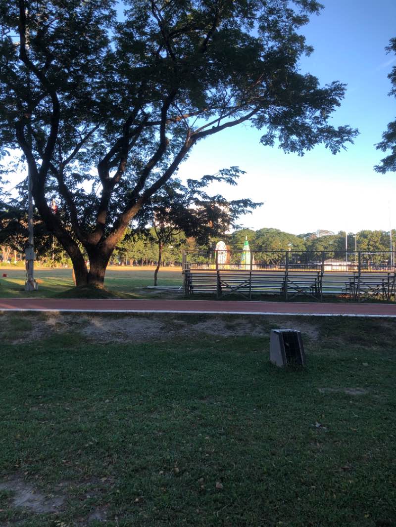 walking near me in Clark Parade Grounds Children's Park in winter