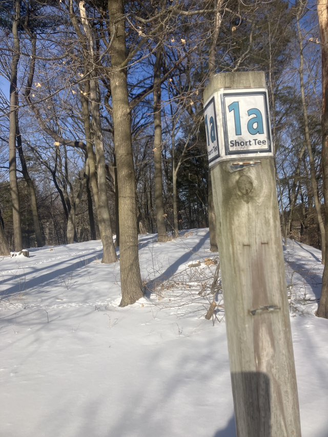 walking near me in Picnic Hill Park in winter