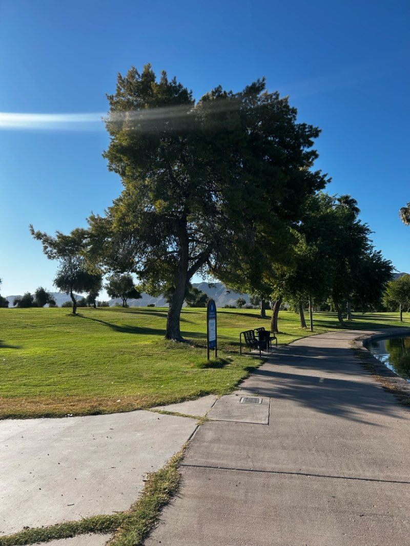 walking near me in Cesar Chavez Park in autumn