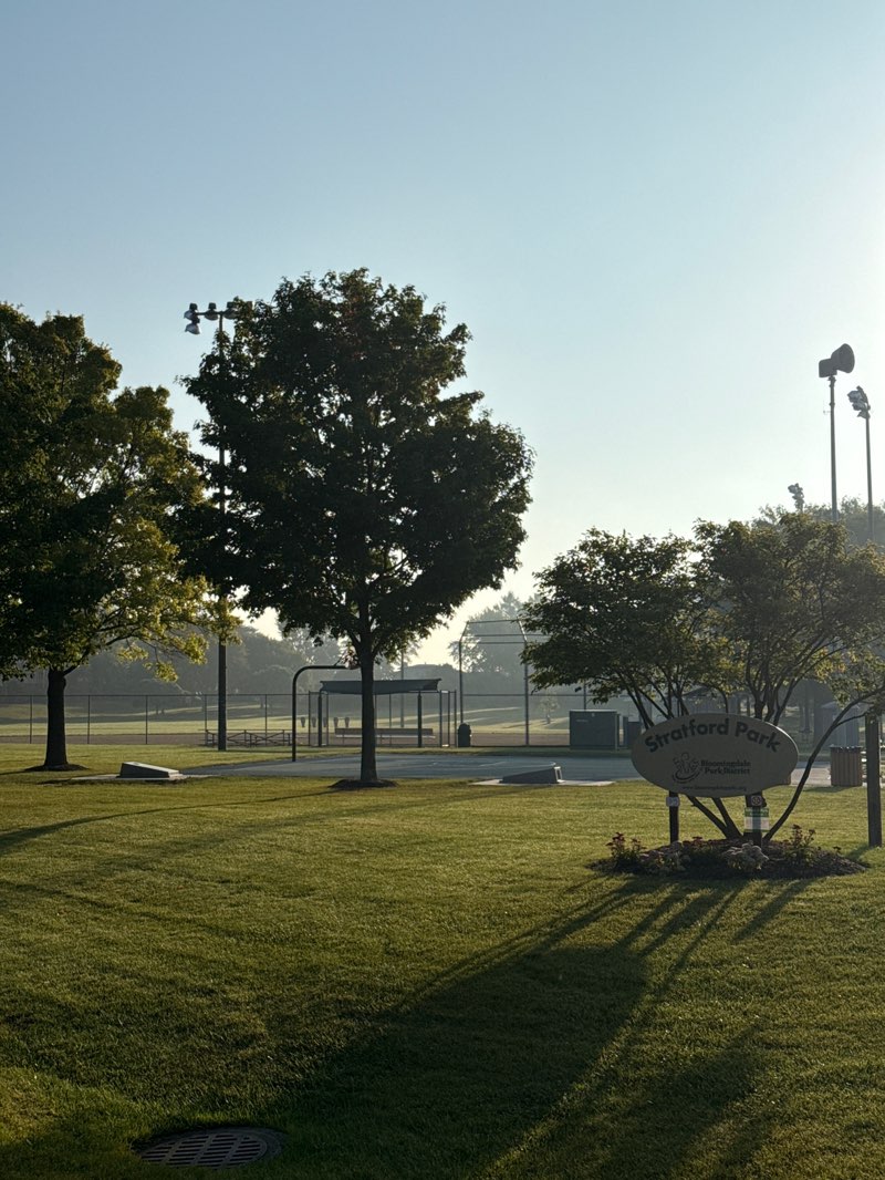 walking near me in White Hall Terrace Park in autumn
