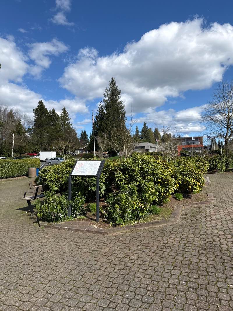 walking near me in Veterans Park in spring