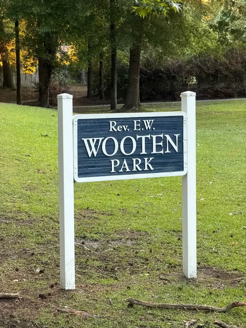 walking near me in Rev. Wooten Park in summer