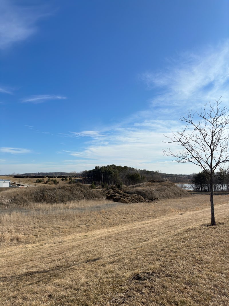 walking near me in Sticha Park in winter
