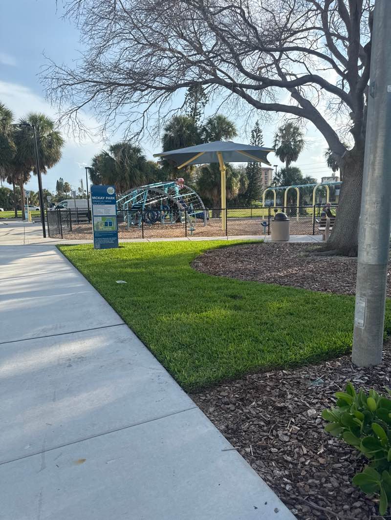 walking near me in McKay Park in autumn