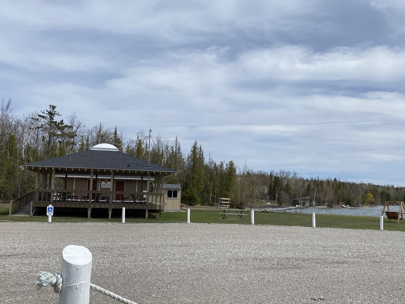 walking near me in Beach House Park in spring