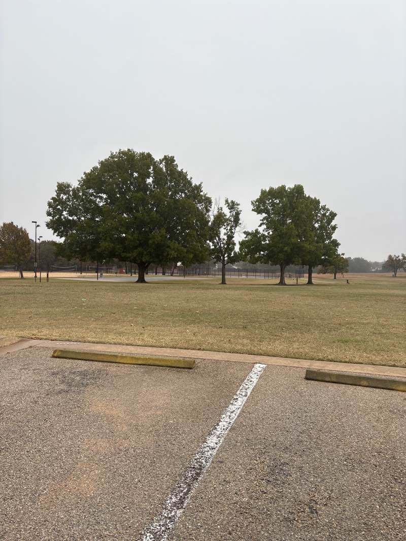 walking near me in Stovall Park in winter