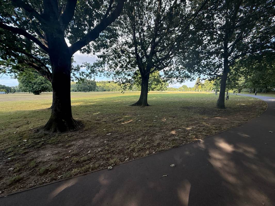 walking near me in Tredegar Park Bowl in autumn