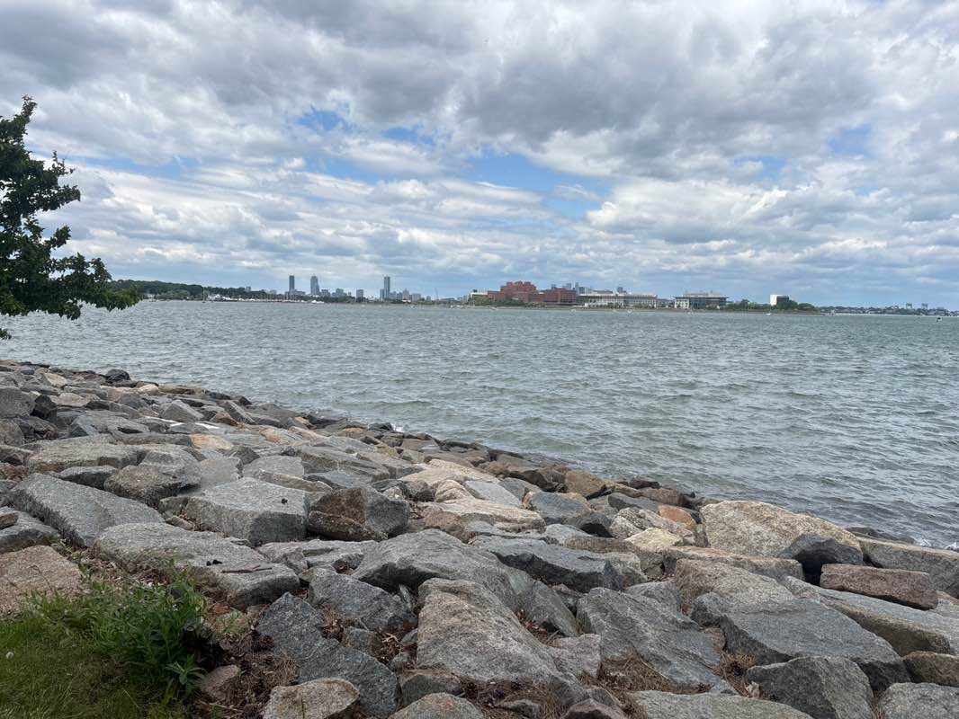 walking near me in Squantum Point Park in summer