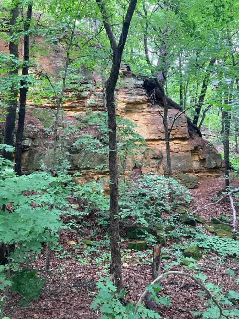walking near me in Interstate State Park in summer