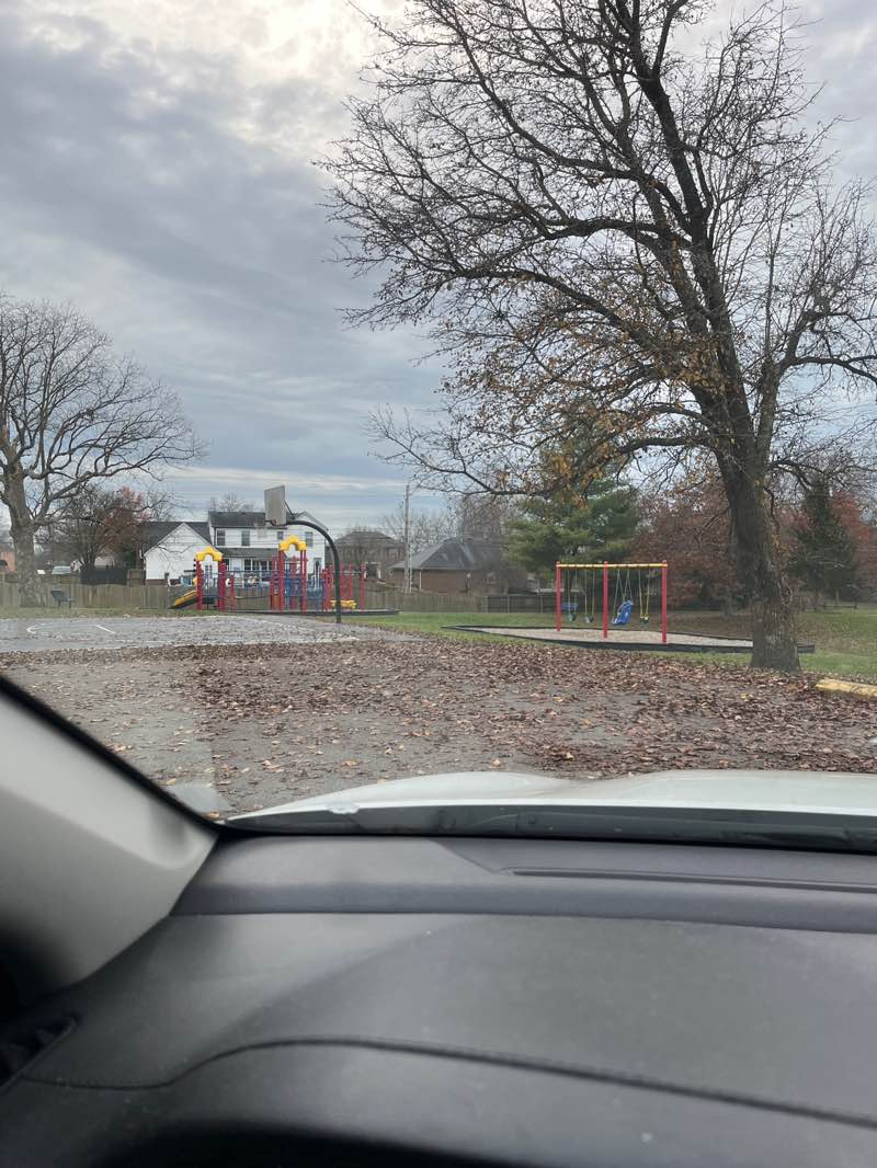 walking near me in Woodrow Grow Park in autumn