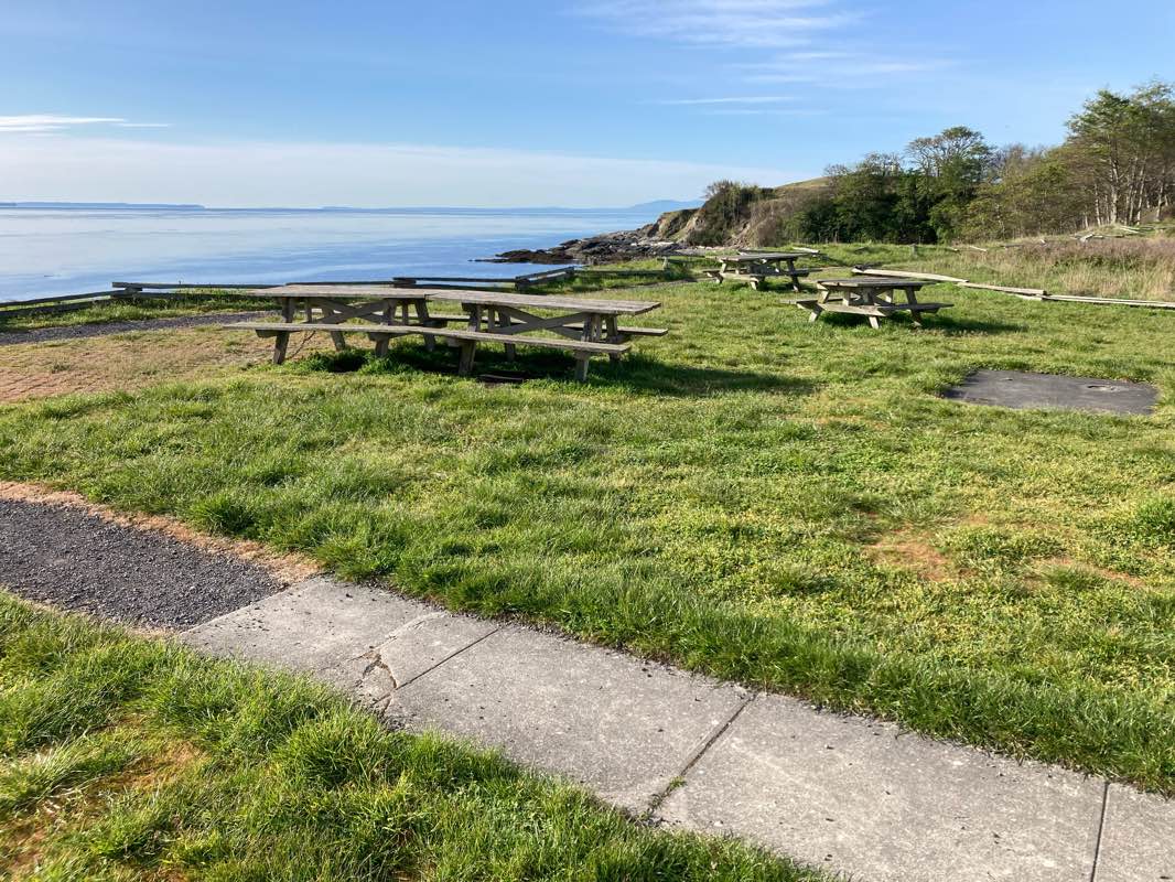 walking near me in Cattle Point Natural Resources Conservation Area in winter