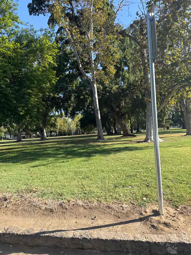 walking near me in William Land Park in summer