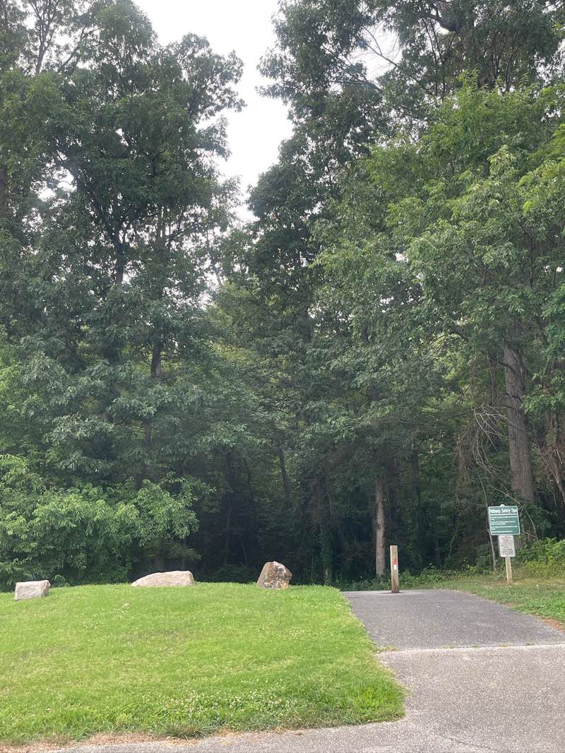 walking near me in High Ridge Park in summer