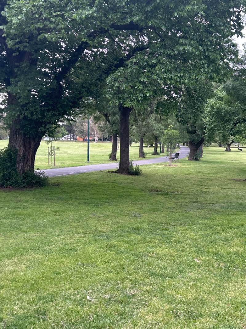 walking near me in Princes Park in spring