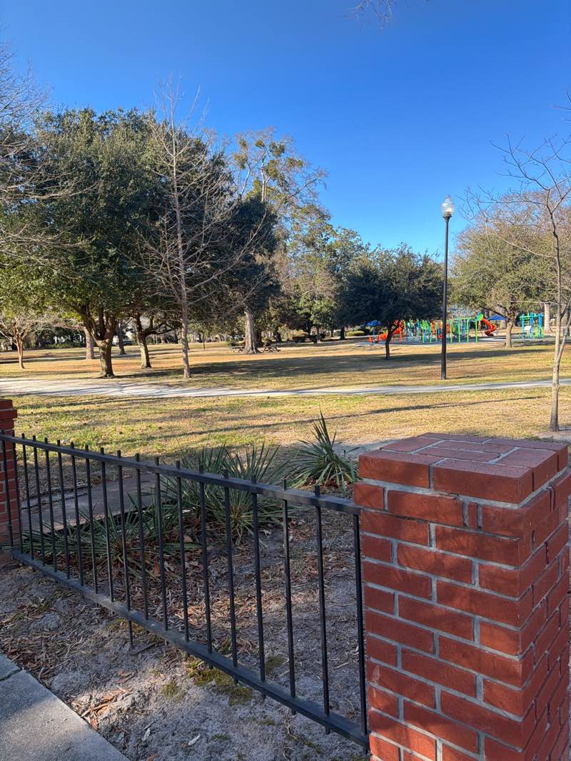 walking near me in Memorial Park in winter