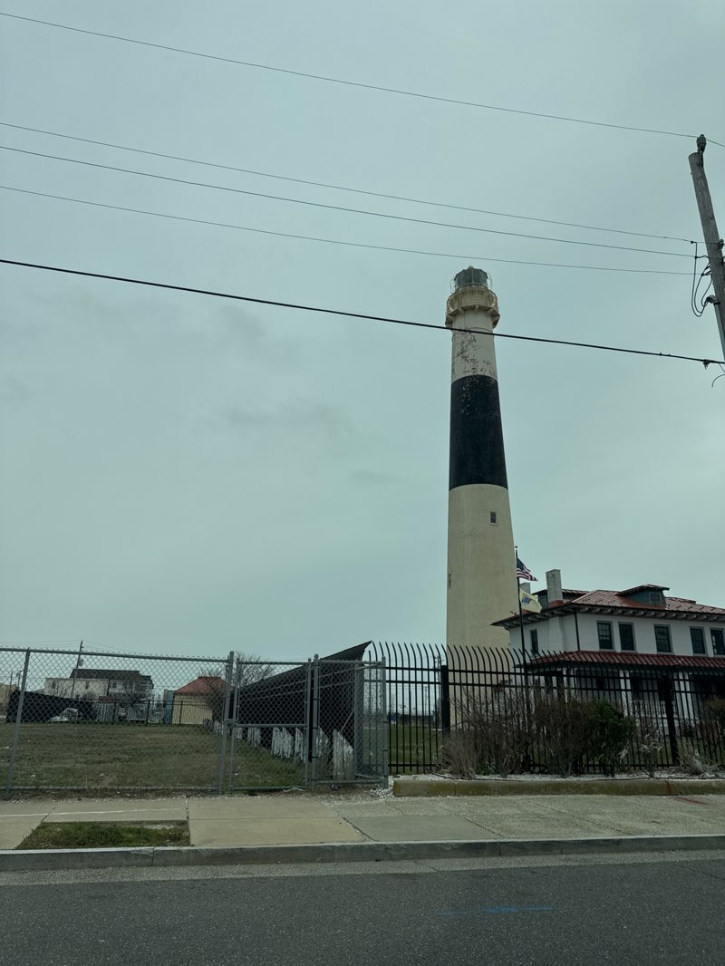 walking near me in Absecon Lighthouse Park in spring