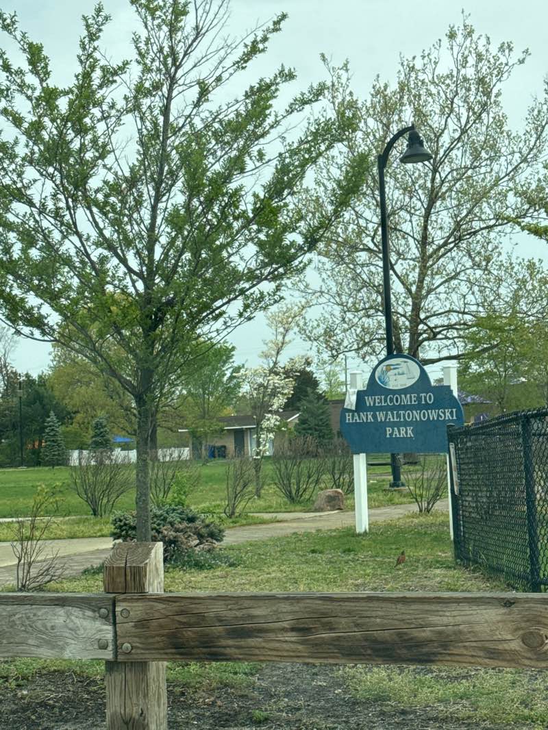 walking near me in Birchwood Park in spring