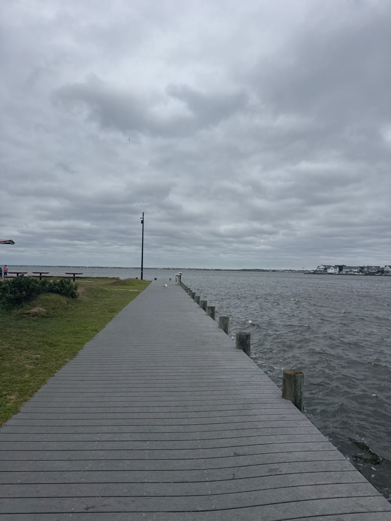 walking near me in Brick Beach Park in autumn