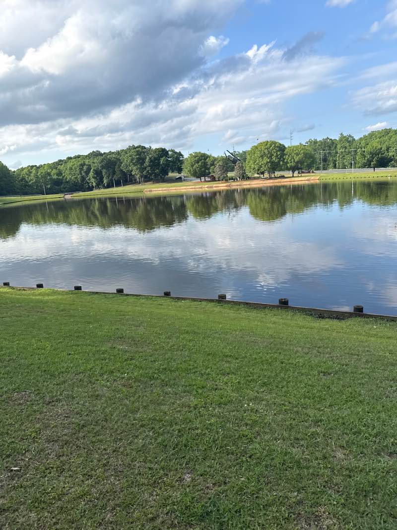 walking near me in Johhny Henderson Family Park in spring