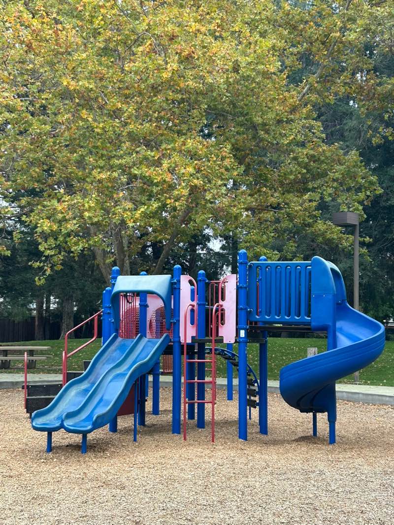 walking near me in Dave Brubek Park in autumn