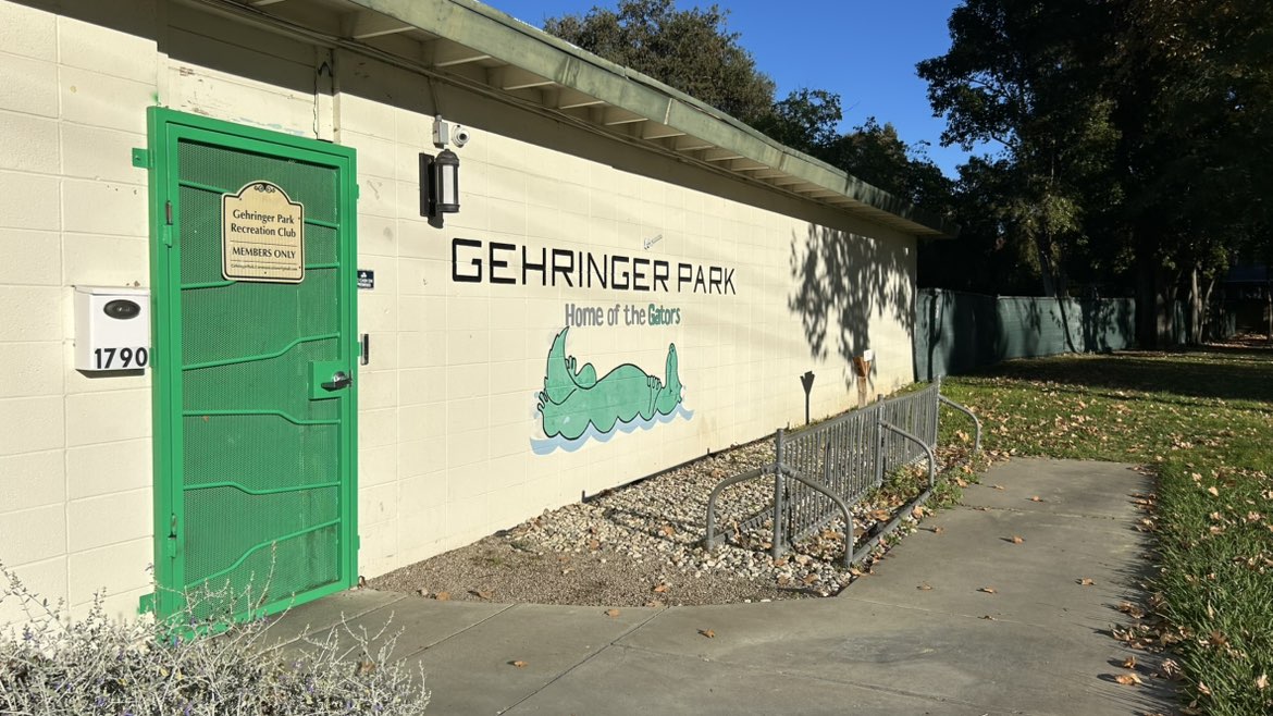 walking near me in Gehringer Park in autumn