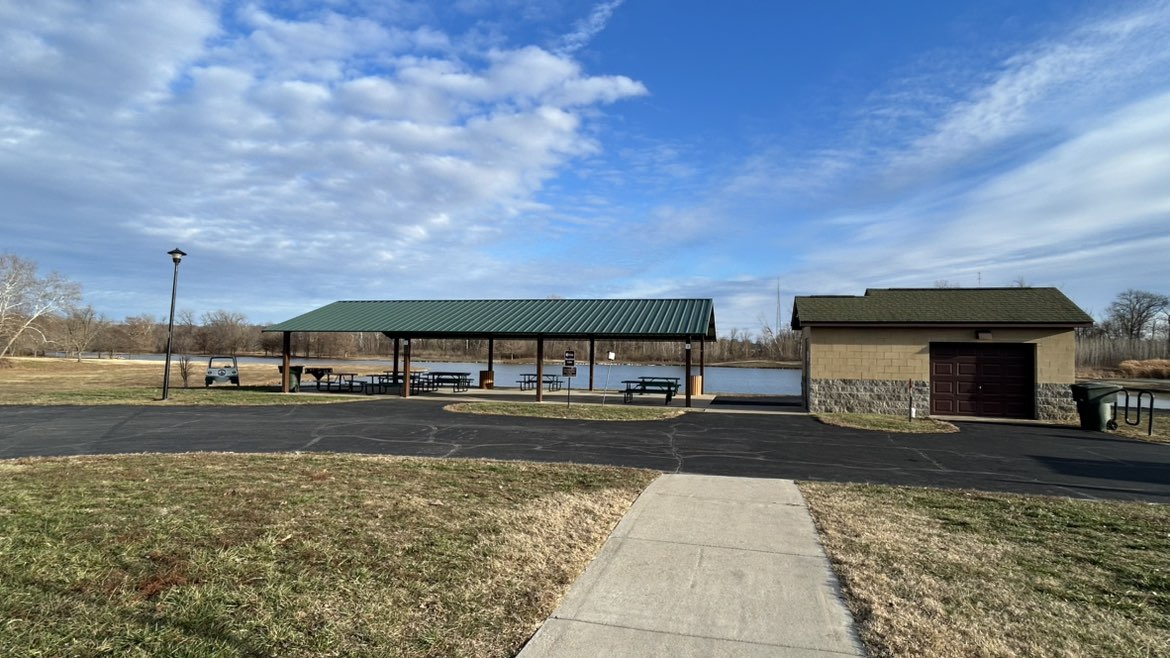 walking near me in Scott A Lewis Park in winter