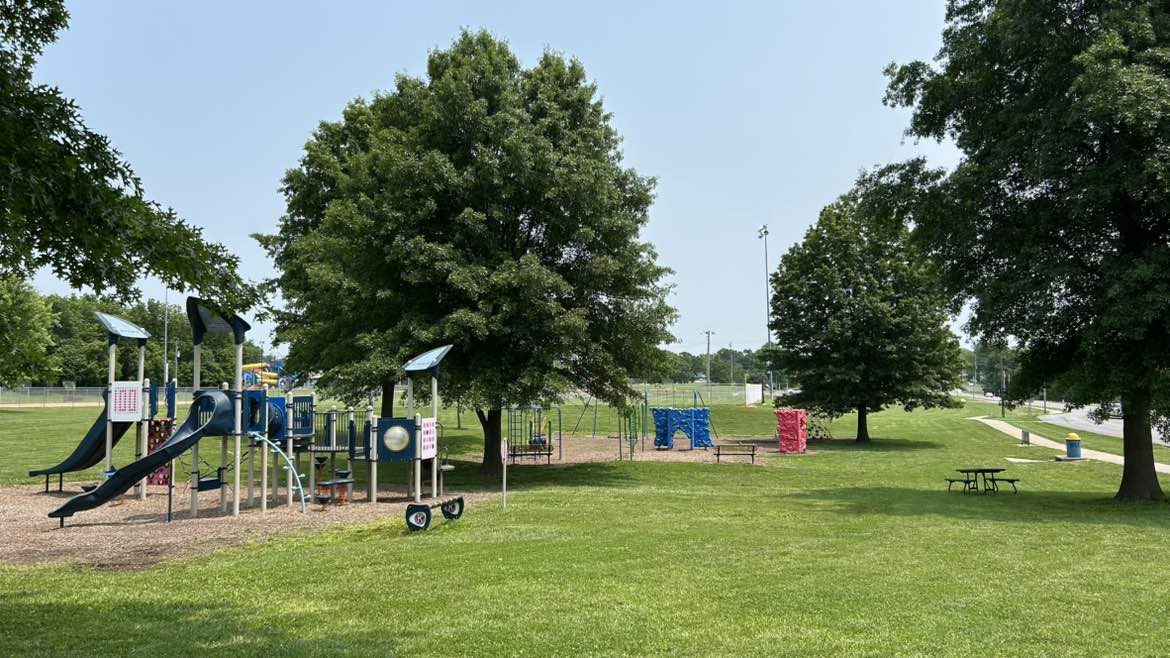 walking near me in Fairgrounds Historical Park in summer