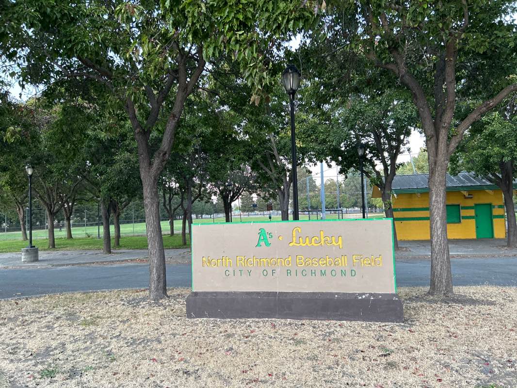 walking near me in North Richmond Ballpark in autumn