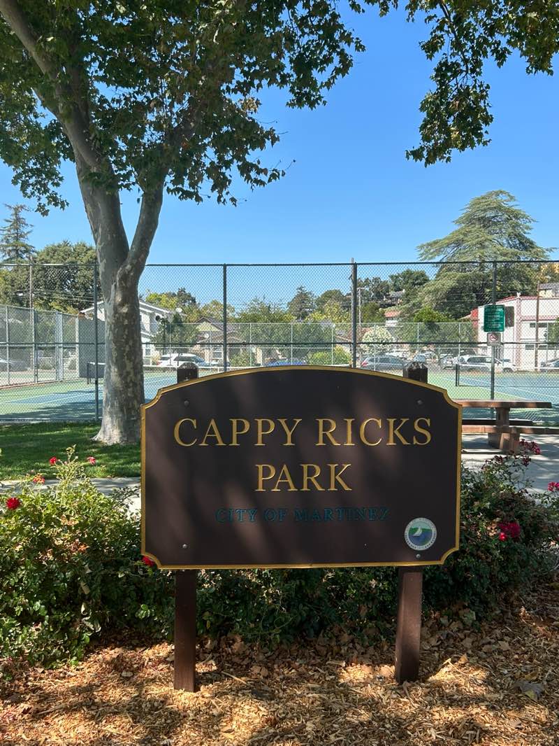 walking near me in Cappy Ricks Park in autumn